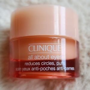 Clinique All About Eyes.  New. Eye Cream Moisturizer - Reduces Circles, Puffs